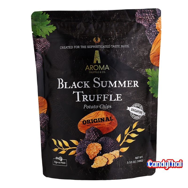Aroma Truffle and Co Black Summer Truffle Potato Chips Original 100g