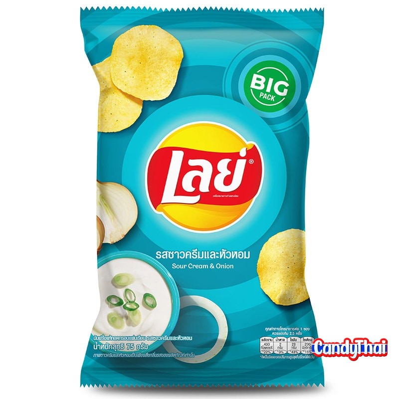 Lays Classic Sour Cream 71g. Candy Thai