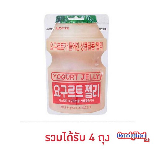 Lotte Jelly Yogurt Flavor 50 grams Candy Thai