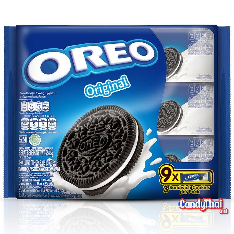 Oreo Vanilla Sandwich Cookies 248.4g. Candy Thai