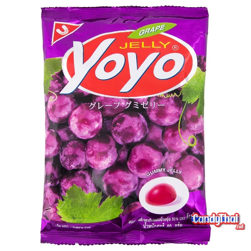 Yoyo Gummy Grape 80g. Candy Thai