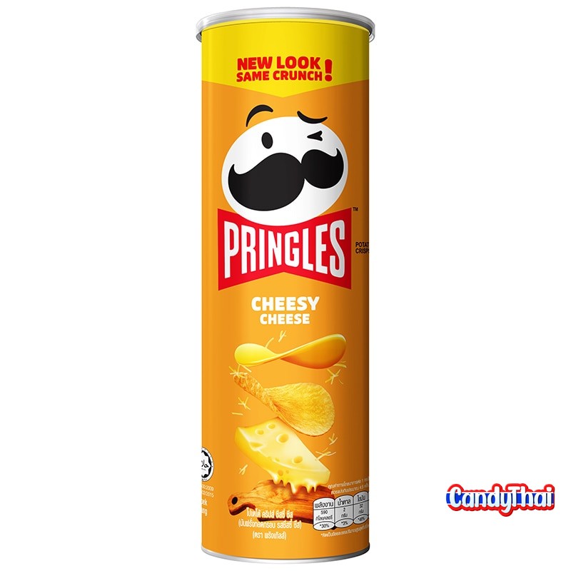 Pringles Potato Crisps Cheesy Cheese Flavor 102g. - Candy Thai