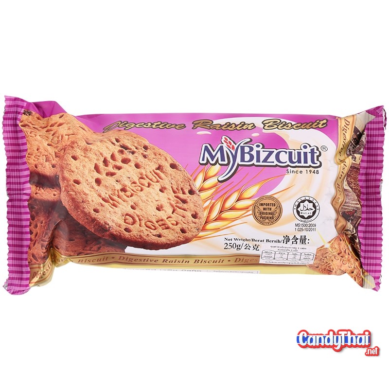 Digestive Raisin Biscuit 250g. Candy Thai